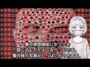 【閲覧注意】一緒に集合体恐怖症診断しません？【Trypophobia Test Simulator Turbo】#海外ホラーゲーム
