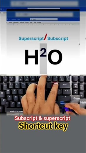 subscript & superscript short key #technology #mstechtricks #tricks #windows #technology #tricks