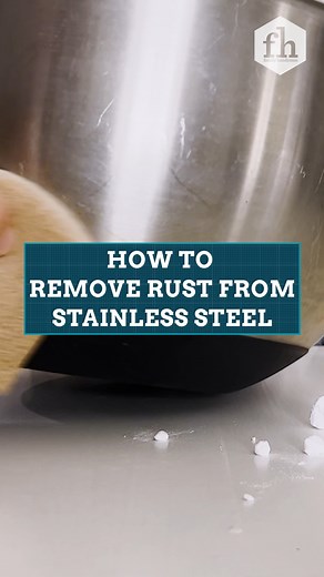 4.6K views · 19 reactions | This is a great way to remove rust from stainless steel. #cleaningtips #stainlesssteel #cleaning #fbreels | Family Handyman | Facebook
