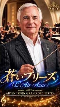 【AI音楽館】蒼いブリーズ（L'Air Azur）｜ Aiden Irwin Grand Orchestra（エイデン・アーウィン・グランド・オーケストラ） #イージーリスニング #ai音楽館