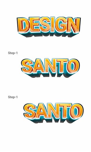 4.4K views · 37 reactions | Create Modern Style 3D Text Effect By Adobe Illustrator #fblifestyle Follow Me For More Tutorials! #pentool #adobeillustrator #effects #3d #design #tipsandtricks #easysteps #texting #tutorial See less | Graphix Santo | Facebook