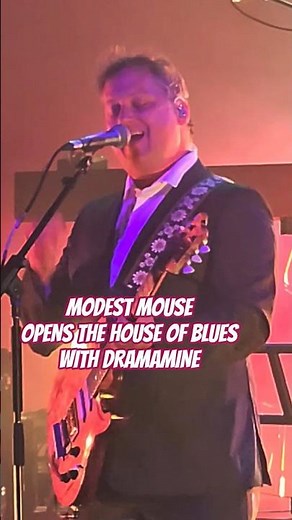 Modest Mouse Performs Dramamine Live At The House Of Blues In Orlando FL!!