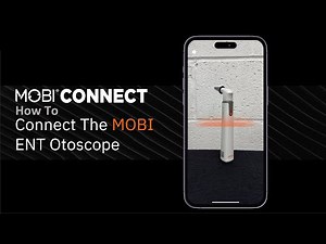 MOBI Ear, Nose, & Throat Smart Otoscope HD Camera Set Up