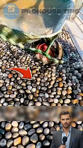 2K views | DIY Pebble Floor Transformation #fblifestyle #home #construction | ProHouse Tips By Saidvc | Facebook