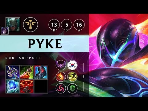 Pyke Support vs Leona - KR Master Patch 25.13