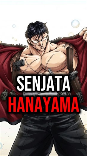 why is hanayama carrying a gun? #baki #manga