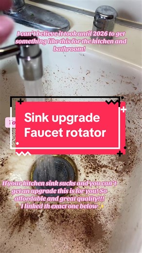 POV: you attach it in seconds, rotate it where you need, and switch between stream and spray. It reaches corners easily and makes rinsing dishes and the sink so much faster. Such a simple upgrade that makes your sink way more functional. I linked the exact one in the cart. #tiktokshopfinds #kitchenupgrade #homeessentials #cleaninghack #dailyhabits SEO keywords: faucet extender spray head, rotatable faucet attachment, anti splash faucet filter, kitchen sink sprayer attachment, dual mode faucet ex