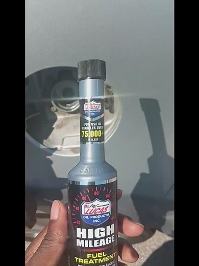How To Use Fuel Treatment 🚗🔥 (Lucas High Mileage)