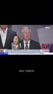 Lindsey Graham says they are going introduce legislation that’s going to authorize the ballroom