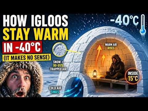 How Igloos Stay Warm in -40°C (It Makes No Sense)