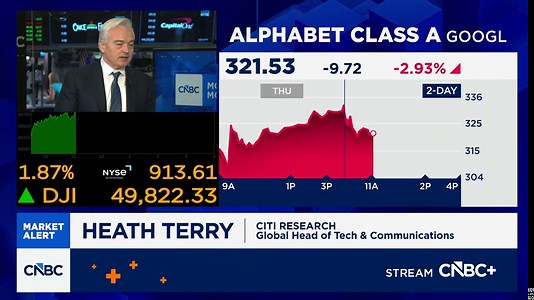 Amazon’s free cash flow likely to go negative on this capex, while Google won’t: Citi’s Heath Terry