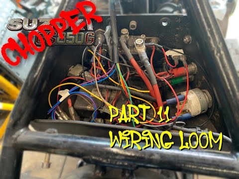 Suzuki GS850 Chop TLC Part 11 - Wiring Loom