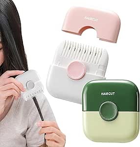 2 Pack 2 in 1 Hair Trimmer, Double Edge Razor Hair Cutting Comb, Dual Side Split Ends Trimmer, Widely Used and Multifunctional for Men Women Baby Pets