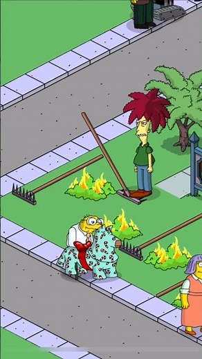 RAKE IN THE FACE ( Sideshow Bob ) #rakeinface #sideshowbob #thesimpsons #tsto #thesimpsonstappedout