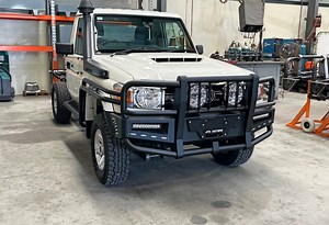 Radar Apocalypse Bull Bar for 70 Series VDJ Classic (2007–2023) LandCruisers | ATD Customs | Crows Nest QLD