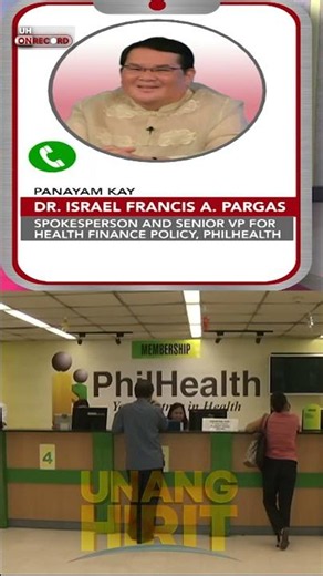 Ayon kay Dr. Israel Francis Pargas ng PhilHealth, hindi pa nila ma... | Unang Hirit