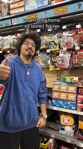 NEW SONIC THE HEDGEHOG TOY SECTION BANNER AT WALMART!