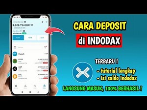 How to Top Up Indodax | How to Deposit Indodax