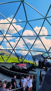 72K views · 387 reactions | We’re inside the the Las Vegas Sphere to hear the latest from Delta Airlines. Which include new 4K HDR QLED in-flight screens, partnerships with YouTube and Uber, and a new AI-powered chatbot. #ces #thesphere #delta #travel #ai | The Verge | Facebook