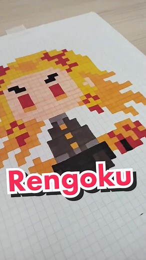 Pintando a Rengoku en Pixel Art - Proceso Creativo