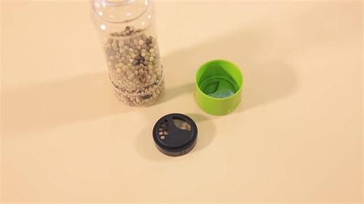 Wholesale 100Ml Plastic Spice Powder Container for Pet Plastic Seasoning Shaker Bottle With Dual/Single Open