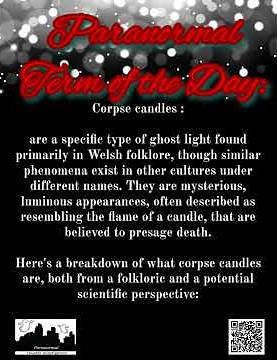 Paranormal Term of the Day: Corpse Candle