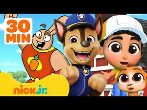 30 MINUTES of Animal Adventures w/ PAW Patrol Chase, Super Duper Bunny League & More! | Nick Jr.