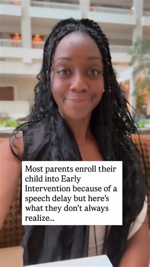 Pediatric Occupational Therapist & Early Intervention Coach on Instagram: "Speech is often the first thing parents notice… but it’s rarely the only thing impacting a child’s development. 💡 In EI, we look deeper: joint attention, imitation, play, sensory, motor, social-emotional skills — all the pieces that build a strong foundation for child development and beyond. 🧩✨ That’s why EI is so much more than just ‘speech therapy’ or ‘occupational therapy’ or physical therapy.’ It’s about supporting 