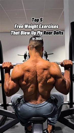 ℙete | Online Coach on Instagram: "When it comes to dumbbells, the chest supported reverse fly is unmatched for rear delts, in my opinion. It offers a wide range of motion, good isolation, and allows you to fairly heavy without cheating💪🏽💪🏽 I also like the bent over single-arm reverse fly, with less weight, but a wider range of motion, and further isolation. Barbell rows like the pendlay row, meadows row, and the chest supported row are also great for working the rear delts with fairly heavy