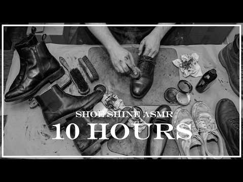 구두닦이 ASMR 모음 | The Ultimate 10 HOUR Shoe Shine ASMR Collection | DDAKS