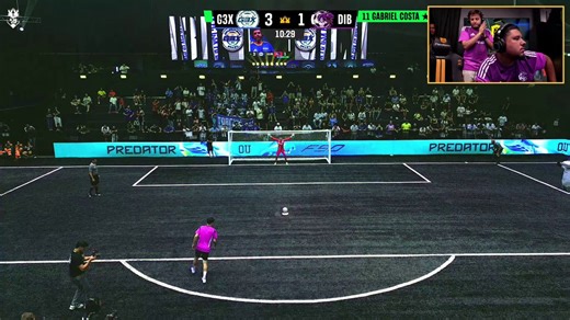 🚨AllanStag converte pênalti presidente e diminui o placar para o Dibrados contra o G3X! • Lucas Tylty foi à loucura após o gol.#KLClip #KingsLeague