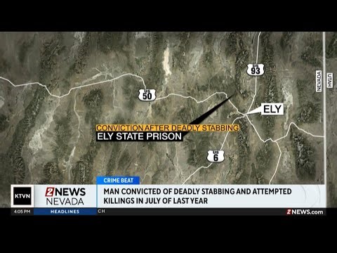 Inmate convicted for killing three other inmates at Ely State Prison