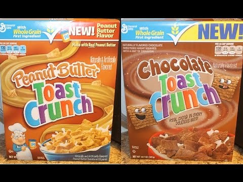 Peanut Butter Toast Crunch & Chocolate Toast Crunch Cereal Taste Test