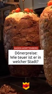 34K views · 45 reactions | 陵 Dönerpreise in Baden-Württemberg gehören zu den höchsten in ganz Deutschland – manche Städte knacken fast die 10-Euro-Marke.  Ein aktueller Vergleich von Lieferando zeigt: Der Südwesten is(s)t teuer, besonders beim Kultgericht Döner. | Schwäbische | Facebook