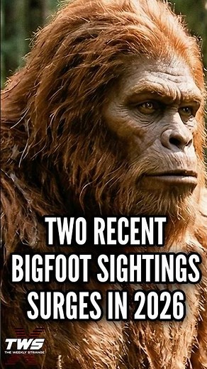 TWO RECENT BIGFOOT SIGHTINGS SURGES IN 2026 #paranormalpodcast #podcast THE WEEKLY STRANGE