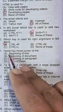 Computer MCQS for Junior Clerk preparation | PPSC with Ali