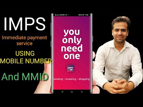 IMPS USING MOBILE NUMBER AND MMID THROUGH SBI YONO APP | IMMEDIATE PAYMENT SERVICE USING MOBILE NO