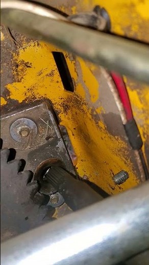 Cub cadet lt2166 Steering Problem Fix - pinion and sector access