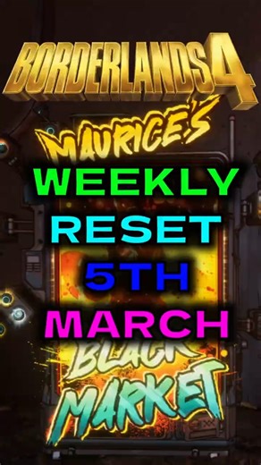 Where To Find The Maurice Vendor This Week (5th of March) | Borderlands 4 #borderlands4 #gaming