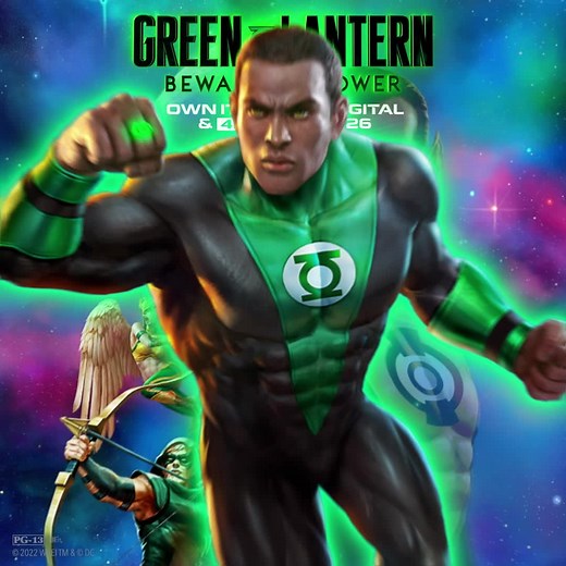 “In brightest day, in blackest night…” you know the oath, say it with us! Green Lantern Beware My Power, available to own now on Digital & on 4K Ultra HD 7/26. | Warner Bros. Entertainment