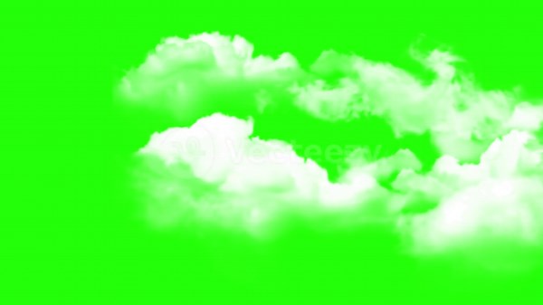 Download Animation Clouds On Green Screen for free