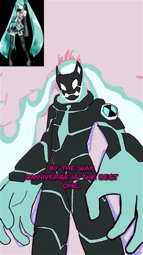 What if Hatsune Miku was Heatblast? 🔥 #vtuber #art