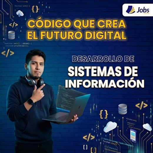 💻 ¿POR QUÉ ESTUDIAR DESARROLLO DE SISTEMAS DE INFORMACIÓN EN PERÚ? 🚀 Mientras lees esto, miles de aplicaciones, sistemas y plataformas están siendo creadas. ¿Quién las hace? Desarrolladores. ¿Dónde están? En ALTA DEMANDA. ✨ CÓDIGO QUE CREA EL FUTURO DIGITAL ✨ No estamos hablando de "aprender a usar computadoras". Estamos hablando de CREAR las aplicaciones que usa todo el mundo. De CONSTRUIR sistemas que transforman empresas. De DESARROLLAR soluciones que cambian vidas. 8 RAZONES PARA ELEGIR DE