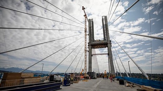 New Pattullo Bridge connecting Surrey, New Westminster nears completion