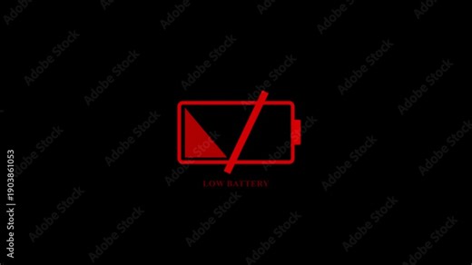 loading battery bar animation all the video low empty charge energy signal. Motion graphics of charging icon symbol