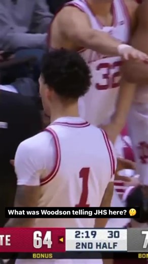 What was Woodson telling Jalen Hood-Schifino here? 🤔 | Big Ten Network
