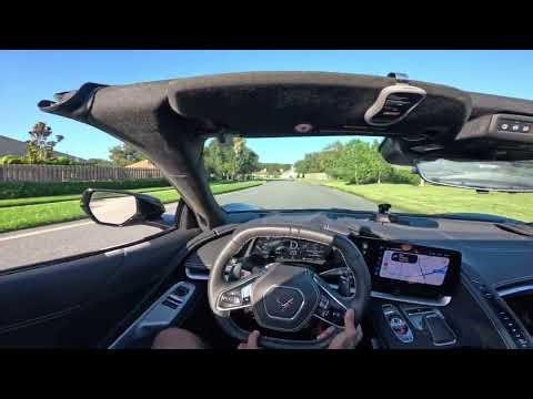 BACKROAD DRIVING POV: 2025 CORVETTE C8 TOP DOWN (ASMR)