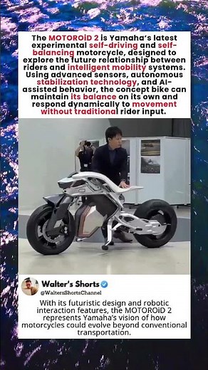 Yamaha’s Self-Balancing Motorcycle Looks Like the Future 🏍️