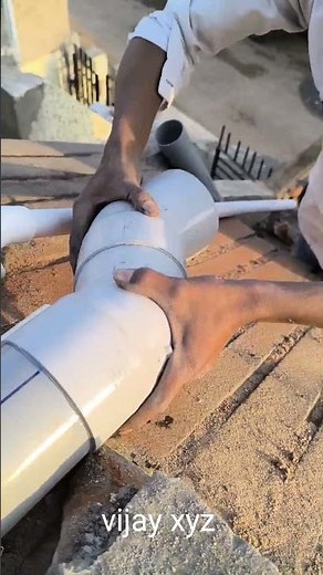 Great Plumbing Trick To Install Pvc Pipe Short Elbow #pvcpipe #pvcpipefitting