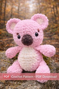 Low Sew Koala Amigurumi Pattern • Cute Crochet Koala Doll • Beginner Friendly PDF Tutoria - Etsy